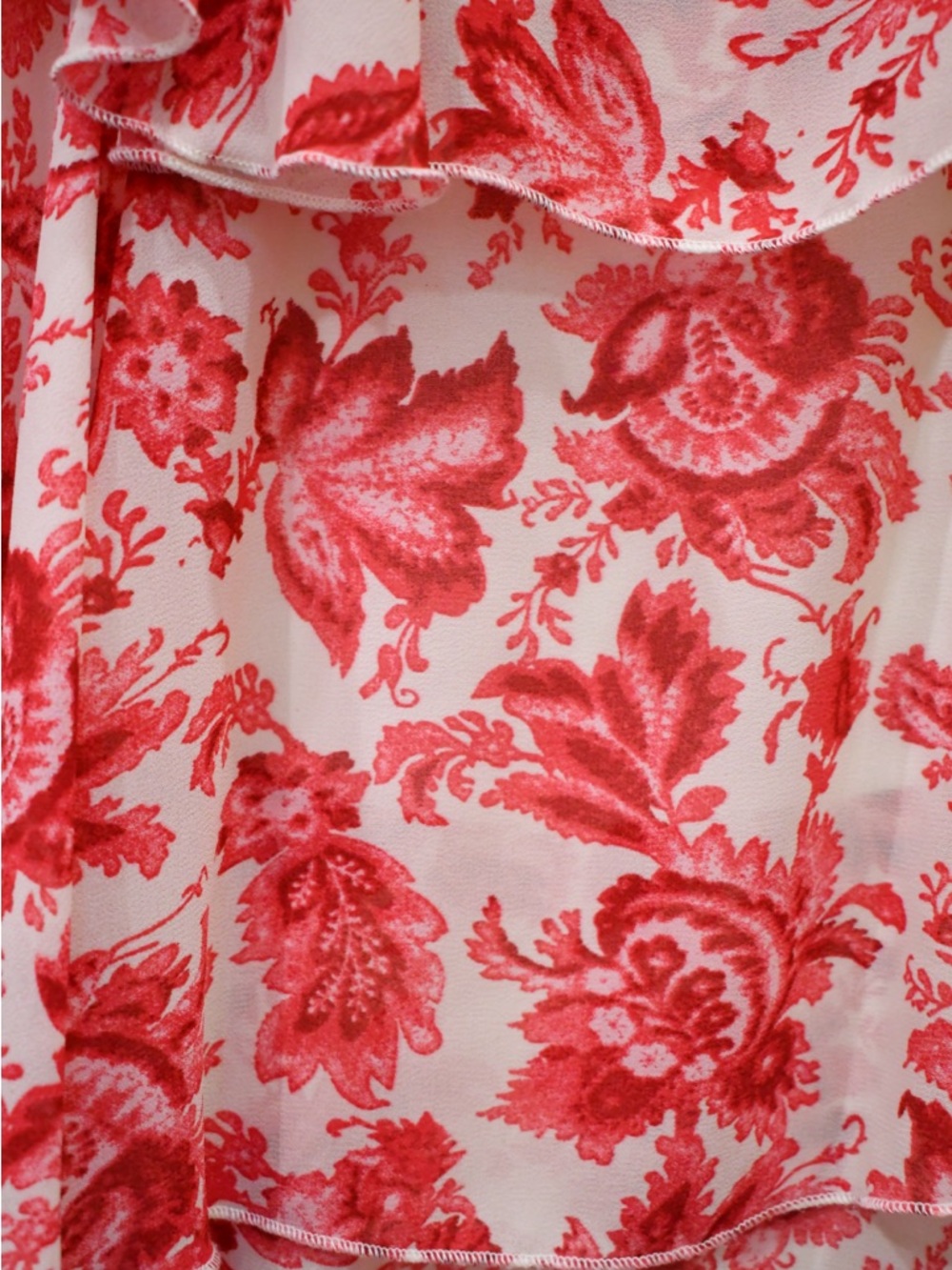 Aakaa Pink Floral Tiered Maxi Dress - Picture 6 of 7